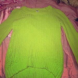 Lime green Aeropostale  sweater